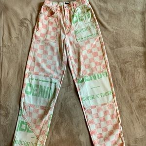 Baggy denim pants size small (26), washed and worn only a few times